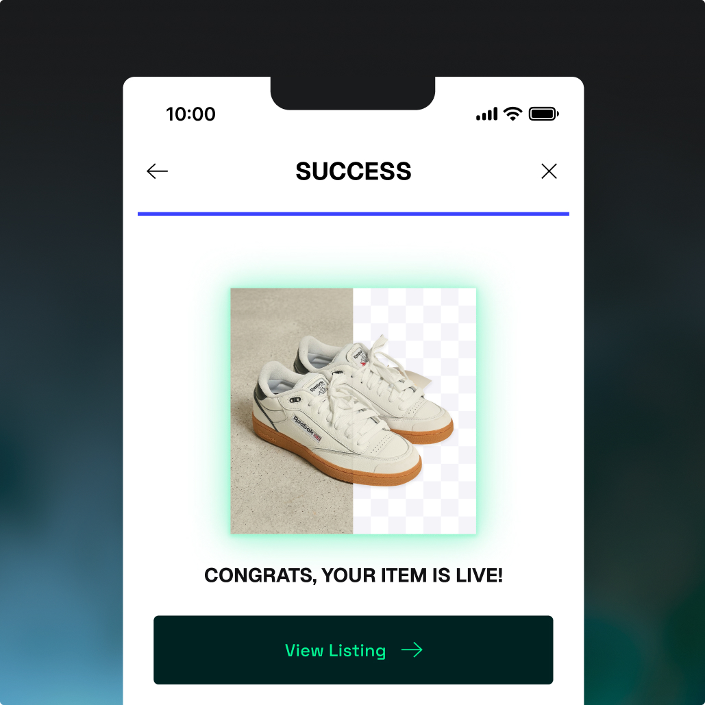 Image of products on the Thrif App